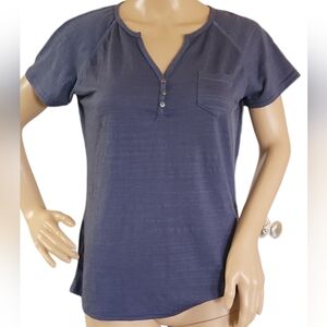 Kuhl Womens S Blue / Indigo Short Sleeved Athletic Lightweight Shirt